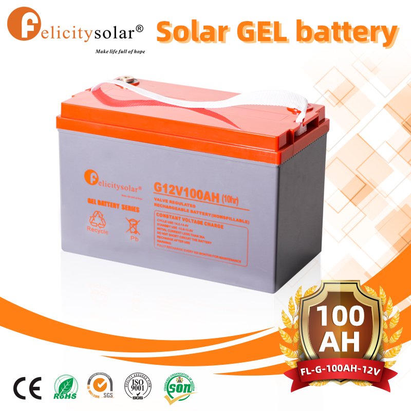 Deep Cycle Solar Storage Battery GEL 12V 100Ah Lead Acid Solar Battery Gel Battery