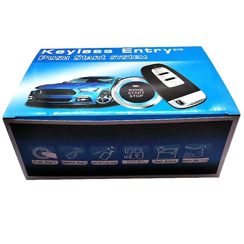 Car Alarm GPS GSM Remote Control Engine Start Button Starter PKE Keyless Entry Car Alarms Manufacturers Auto Security Devices