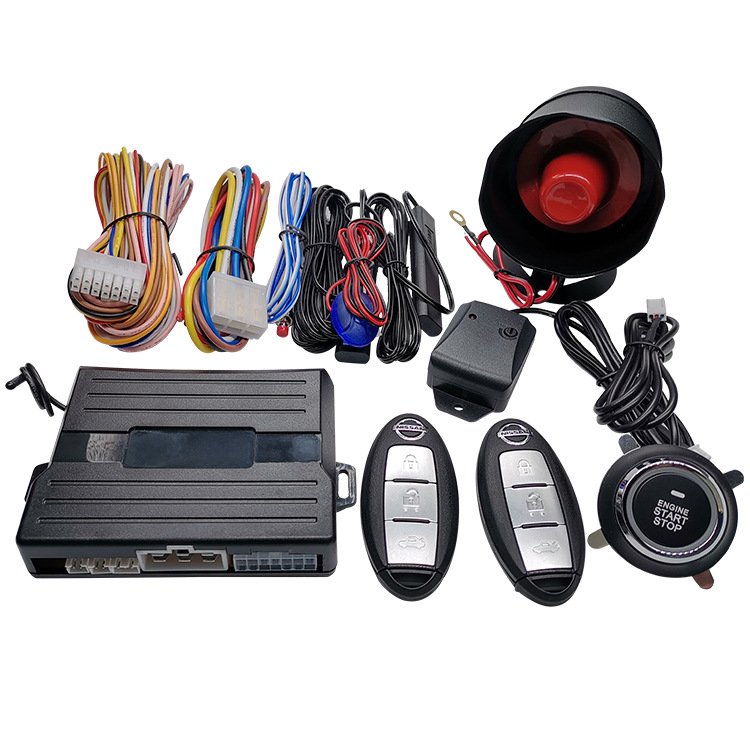 Car Alarm GPS GSM Remote Control Engine Start Button Starter PKE Keyless Entry Car Alarms Manufacturers Auto Security Devices