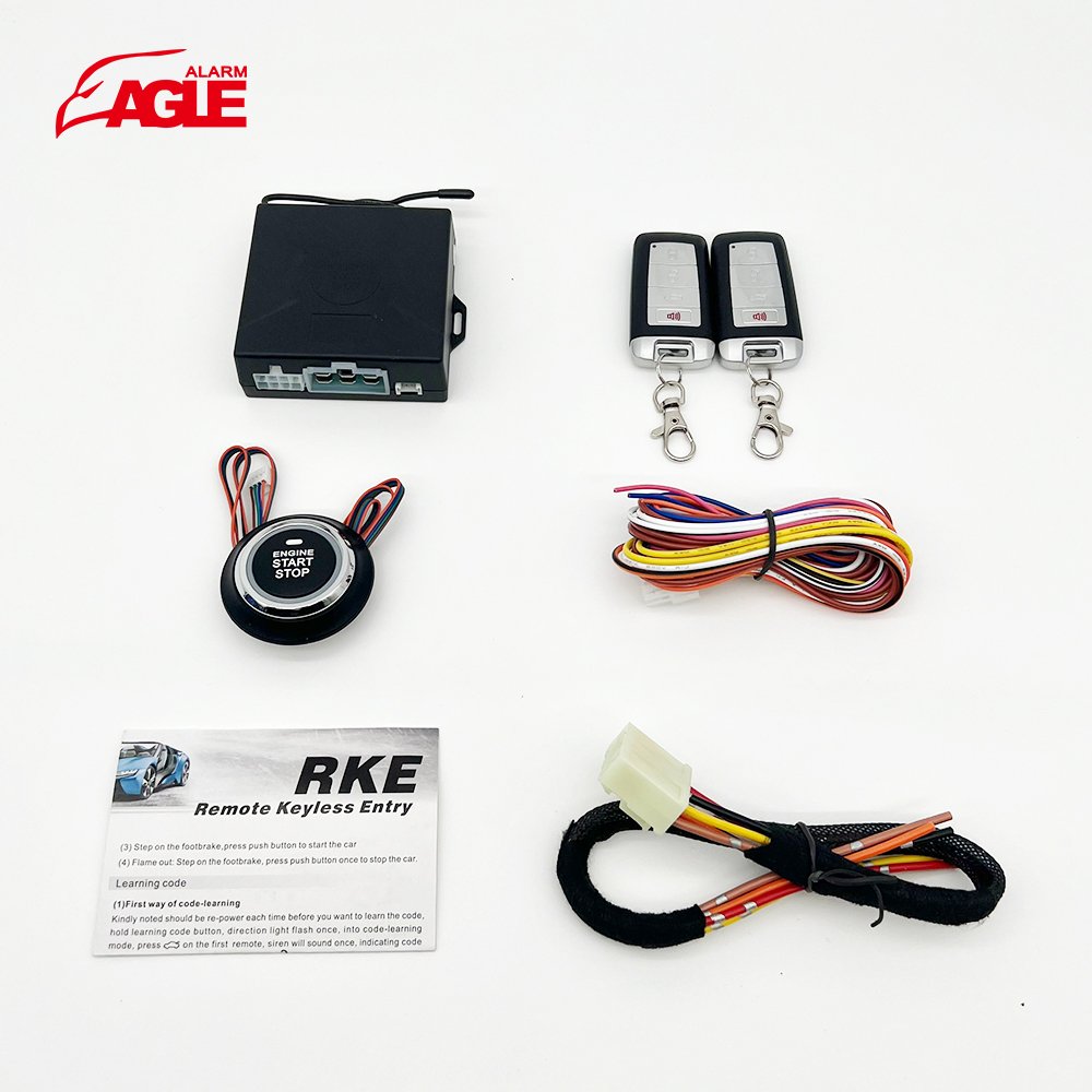 Universal DC 12V Car Remote Control Push Button Engine Start Kit Passive Immobilizer