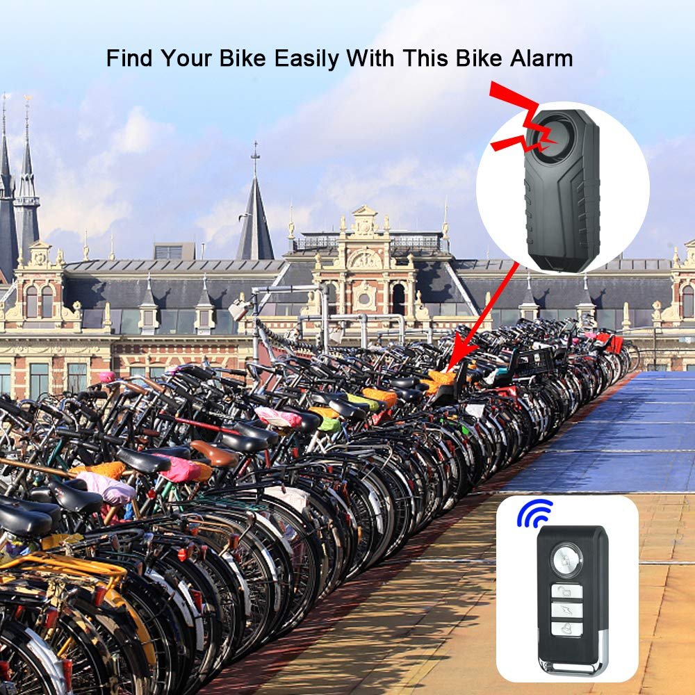 Wireless Waterproof Distance Alarm Sensor for Car Motorbike & Vehicle Remote Control System with Vibration Feature