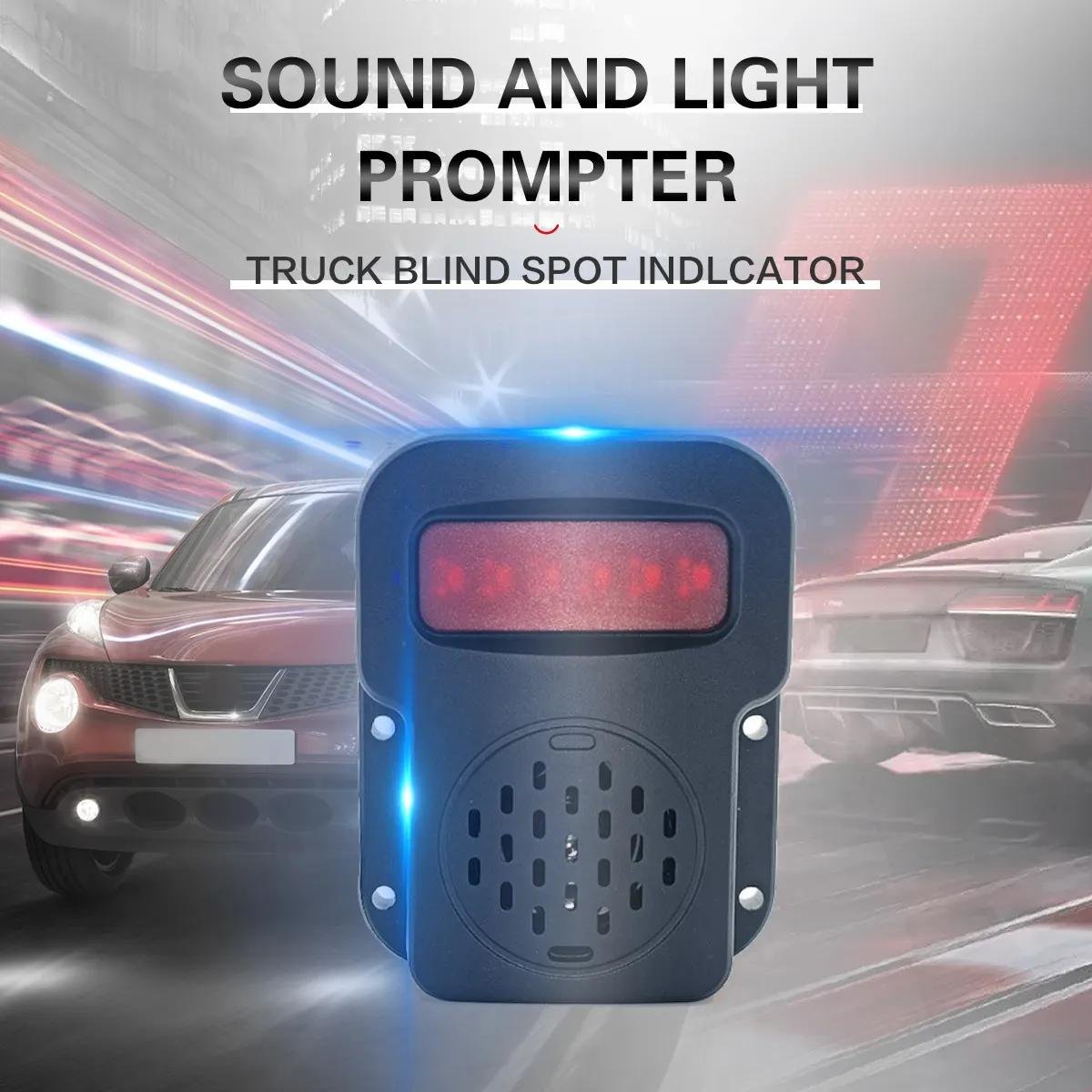 BSD Alarm Horn Speaker for Truck Bus Car Lorry Traller Pickup RV Van Vehicle Acousto-Optic Left or Right Blind Spot Radar
