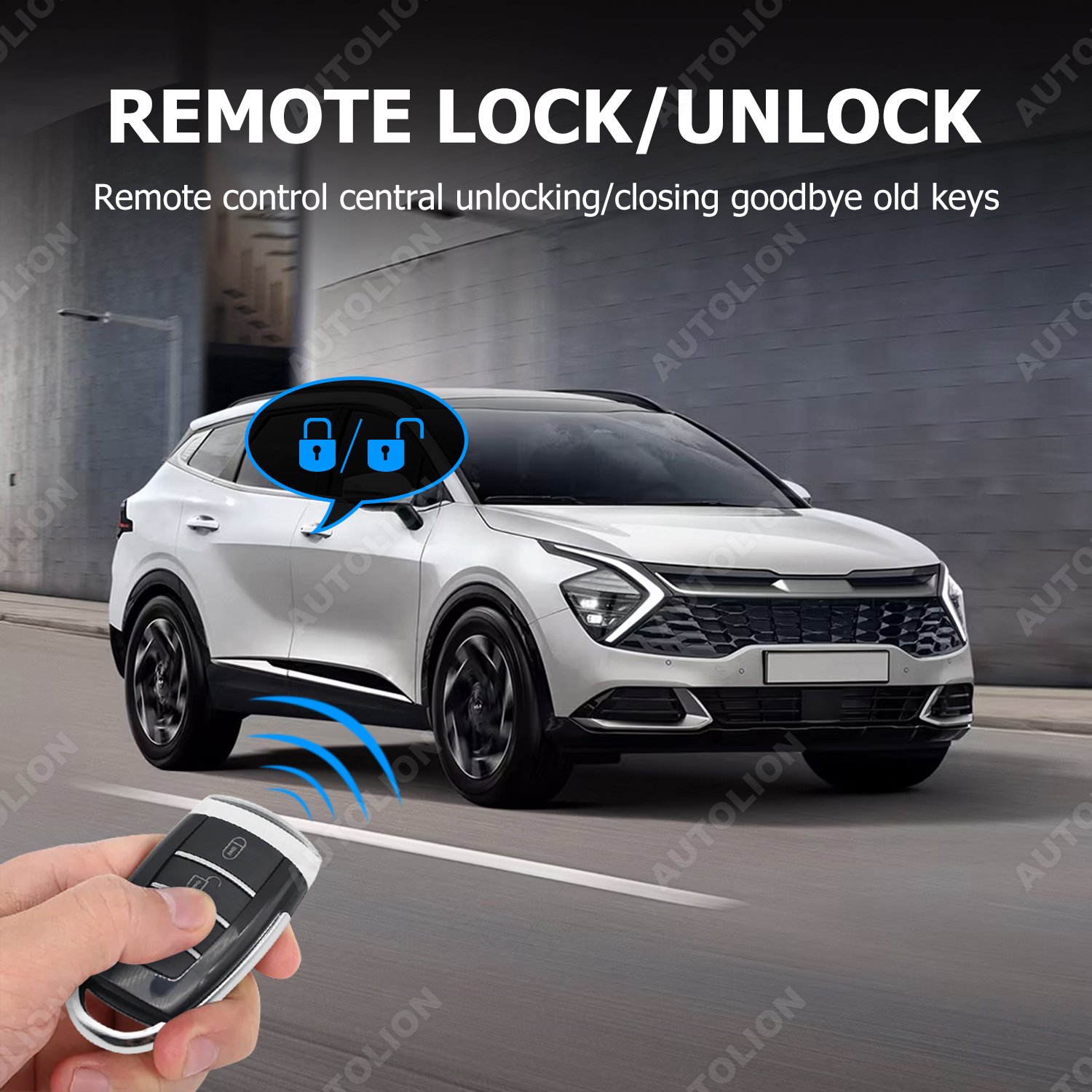 Universal OCTOPUS Car Alarm System Anti-hijacking Car Security Alarm Car Alarm With Shock Sensor