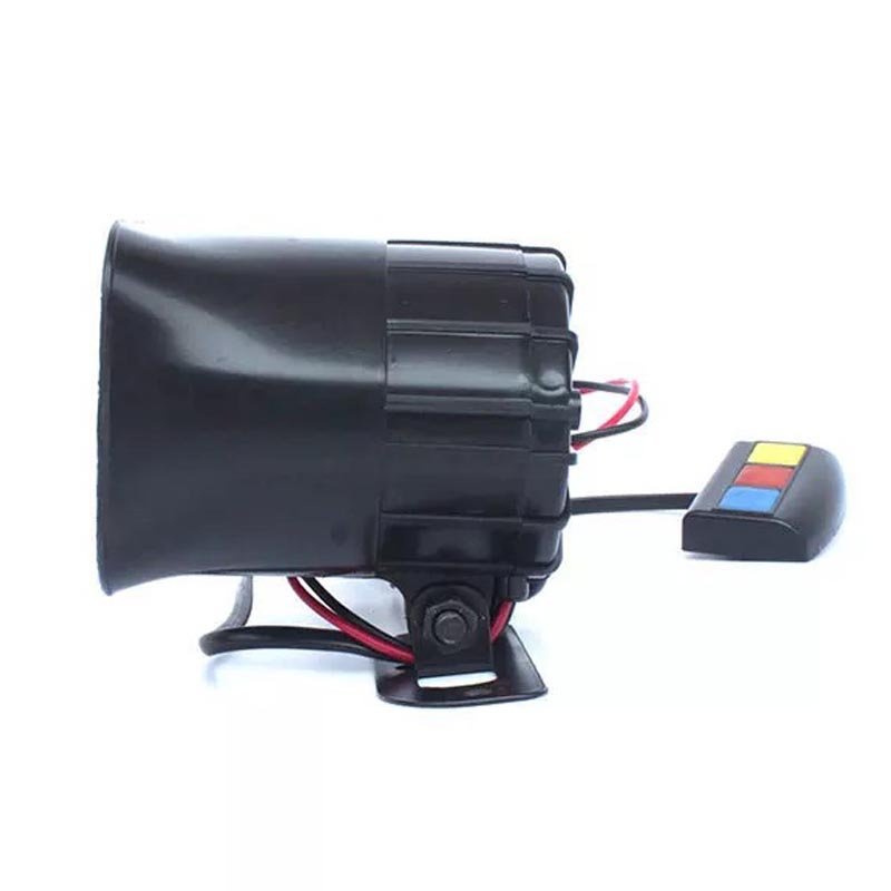 12V 110Db 30W Motorcycle Car Auto Vehicle Truck 3 Sound Tone Loud Horn Siren Firemen Ambulance Warning Alarm Loudspeaker