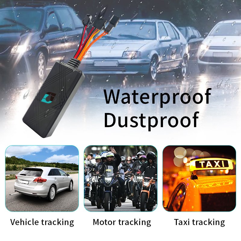 Fleet Management Software Mini Gps Tracker IP65 Waterproof Real Time Track Gps Tracker with Engine Shut off for Motorcycle