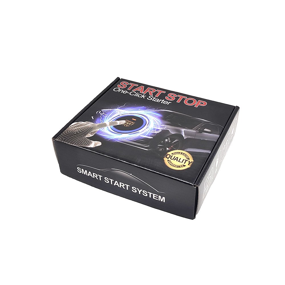 CARQSENG One-Way Car Alarm System with BT Smartphone APP Control and Engine Starter Function