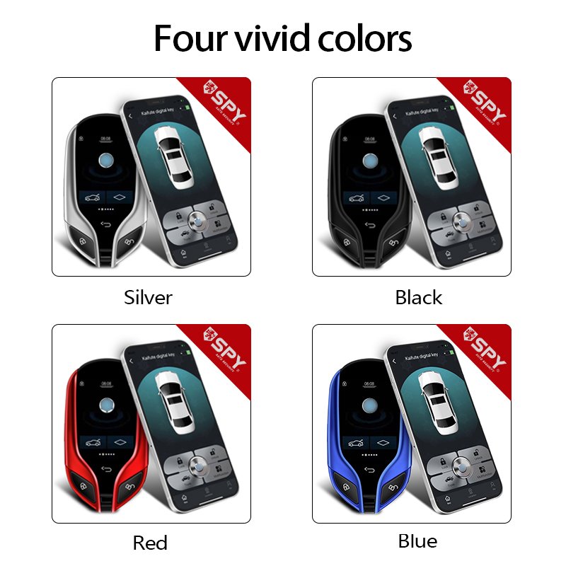 Factory Wholesale Oem Auto Smart Remote Car Key Safe Outdoor Universal Touch Screen Lcd Smart Keys