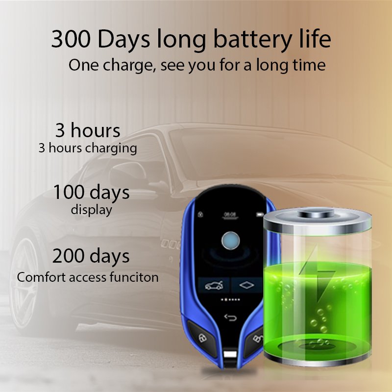 Factory Wholesale Oem Auto Smart Remote Car Key Safe Outdoor Universal Touch Screen Lcd Smart Keys