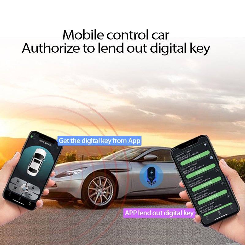 Factory Wholesale Oem Auto Smart Remote Car Key Safe Outdoor Universal Touch Screen Lcd Smart Keys