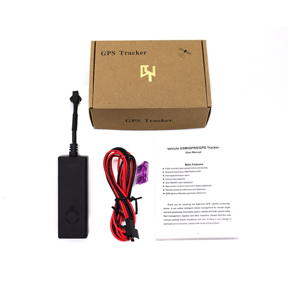 GPS Tracker for Vehicles Hidden Real-time Anti-Theft Car GPS Tracker with Remote Oil/Power Cut Off,Acc Alarm and Geofence