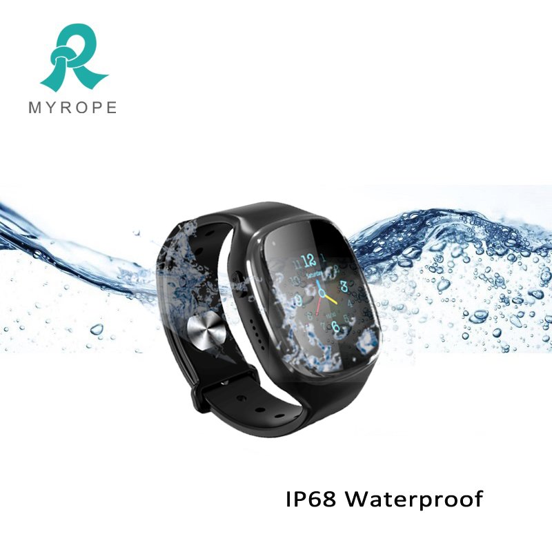 Criminal Bracelet Cut off Alarm GPS Watch Dual Way Call SOS Button 4G GPS Location for Prisoner Project