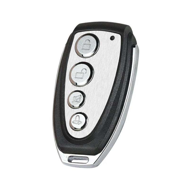 6V Automatical Metal Bike Alarm Anti-Theft Lock Car Garage Door Led Light Clone RF Wireless Remote Control