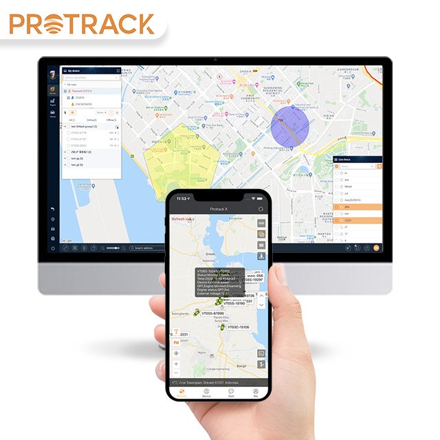 Protrack VT08S GPS Tracker With Mic and Panic Button for Sos Alarms 3 Months History Playback on Protrack365