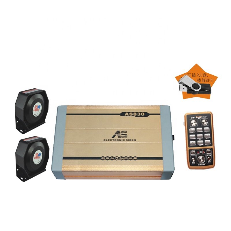400W Wireless Siren Car Siren Sirena Ambulancia Emergency Vehicle Electronic Ambulance Firefighter Siren Alarm