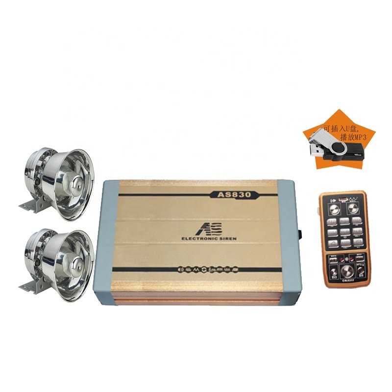 400W Wireless Siren Car Siren Sirena Ambulancia Emergency Vehicle Electronic Ambulance Firefighter Siren Alarm