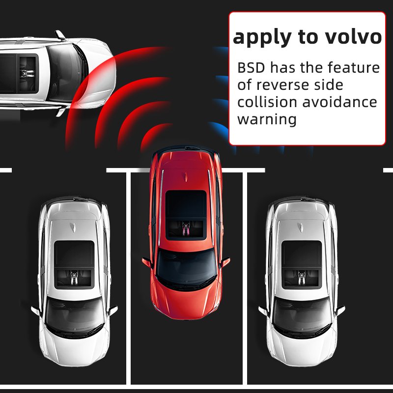 For volvo Truck Xc90 Xc60 Fh Blind Spot Monitoring 24ghz Bsd lane Change Assist Blind Spot Detection System