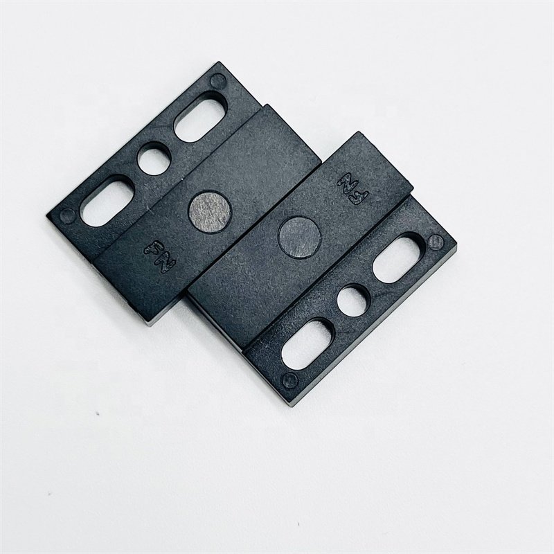 Black recessed mount magnetic contact switch on off magnetic switch 12v 24v