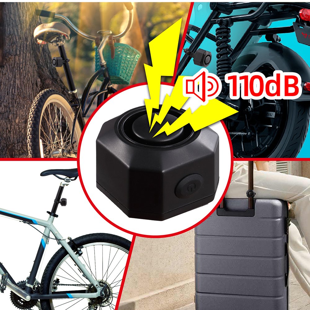 Bike Alarm Wireless Waterproof Bike Alarm With Remote Control Anti-Theft Motorcycle Vehicle Security Alarm System
