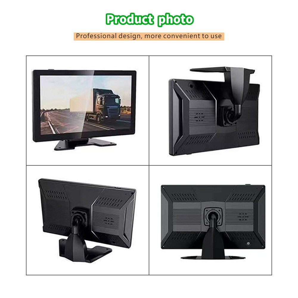 10.36 Inch 4 Channel Smart Blind Spot Radar Bsd Alarm Truck Bus Car Dvr Recorder Monitor With 4 Pcs Ahd 1080p Ir Camera
