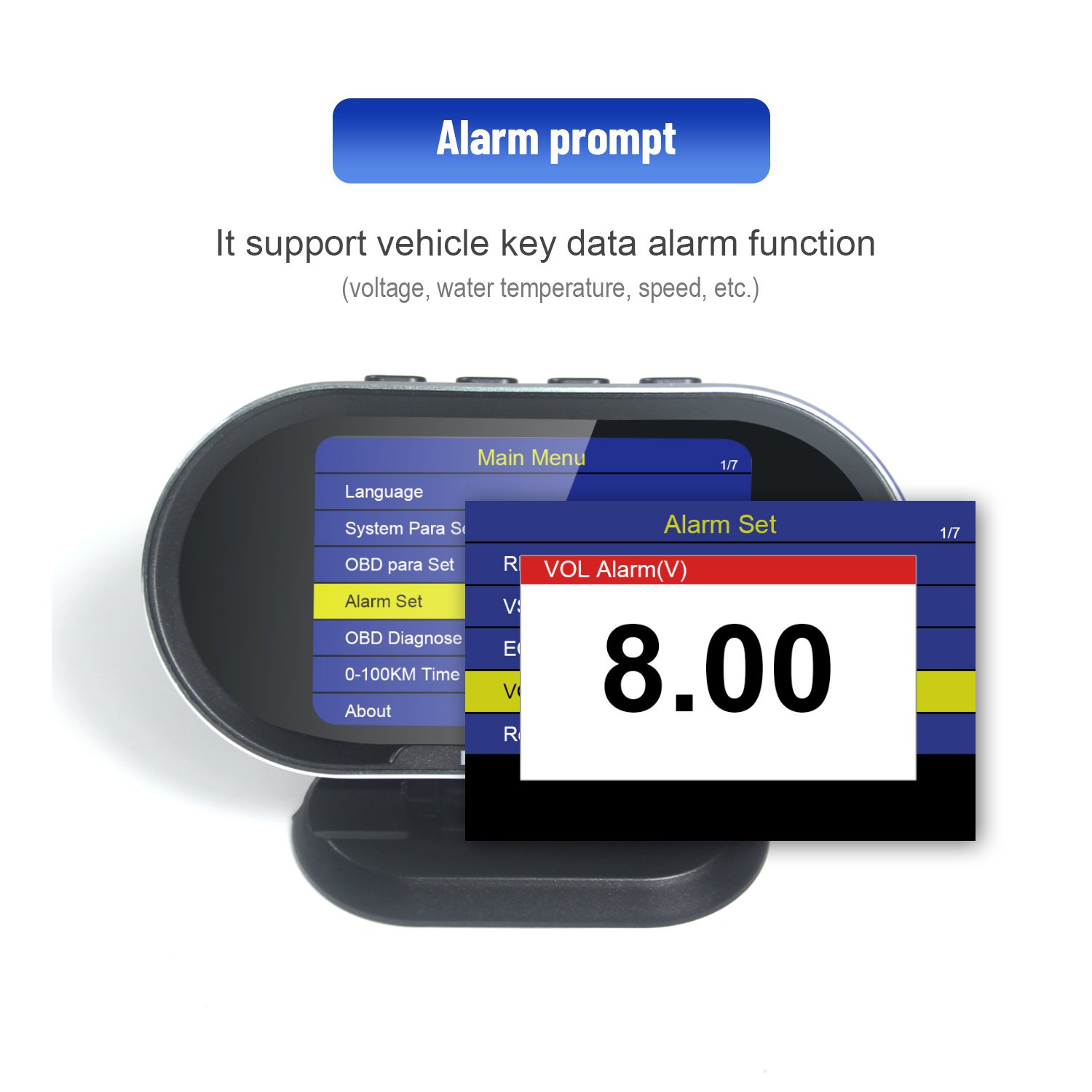 KONNWNEI Scanner Automotriz Heads up Display Car Play Auto HUD