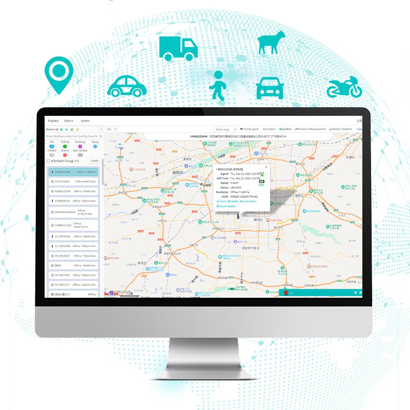 Daovay 4G Gps Tracking Device Gps Tracking Software Platform System With Software
