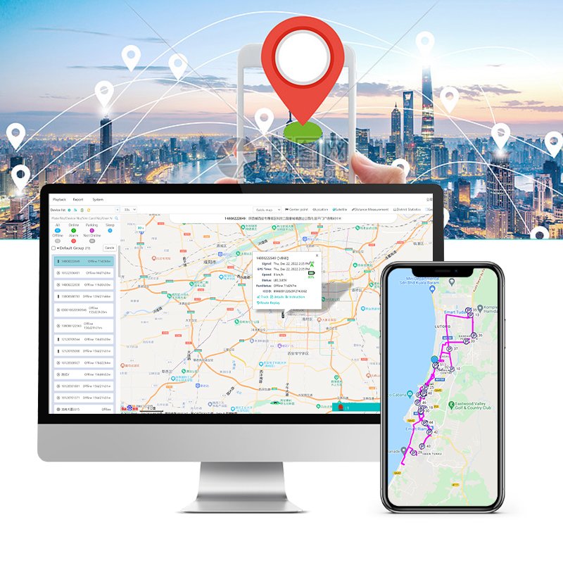 Daovay 4G Gps Tracking Device Gps Tracking Software Platform System With Software