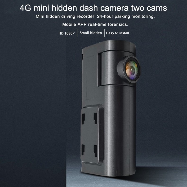 Car DVR Recorder 4G With Dual Cameras Live Video Bus Truck GPS Tracking Fleet Remote Monitoring Dash Cam Mini Car Black Box
