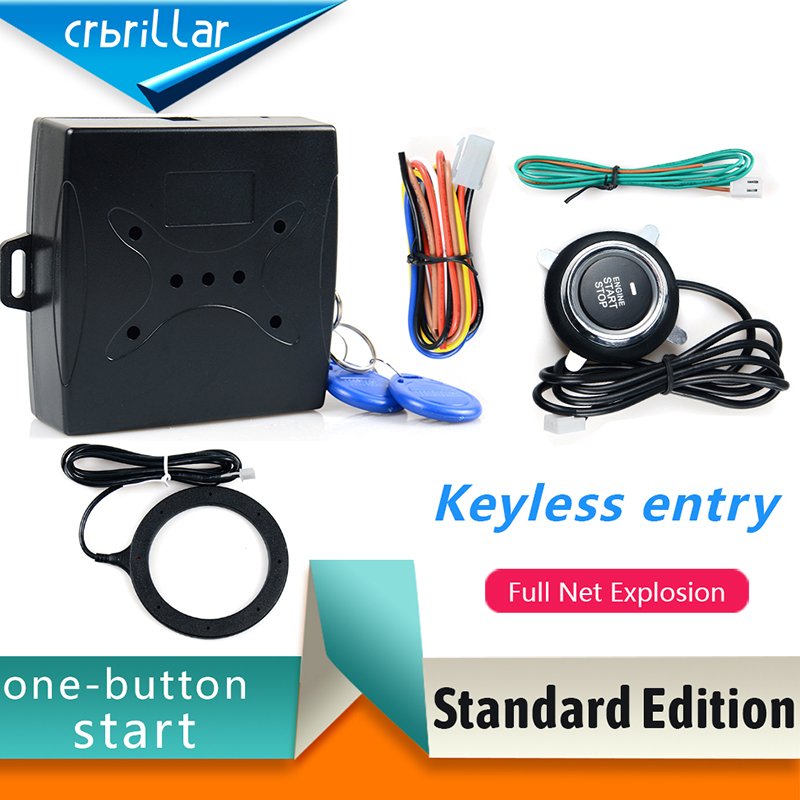 New Lock 12v Push Button Ignition Switch Security System Car Alarm