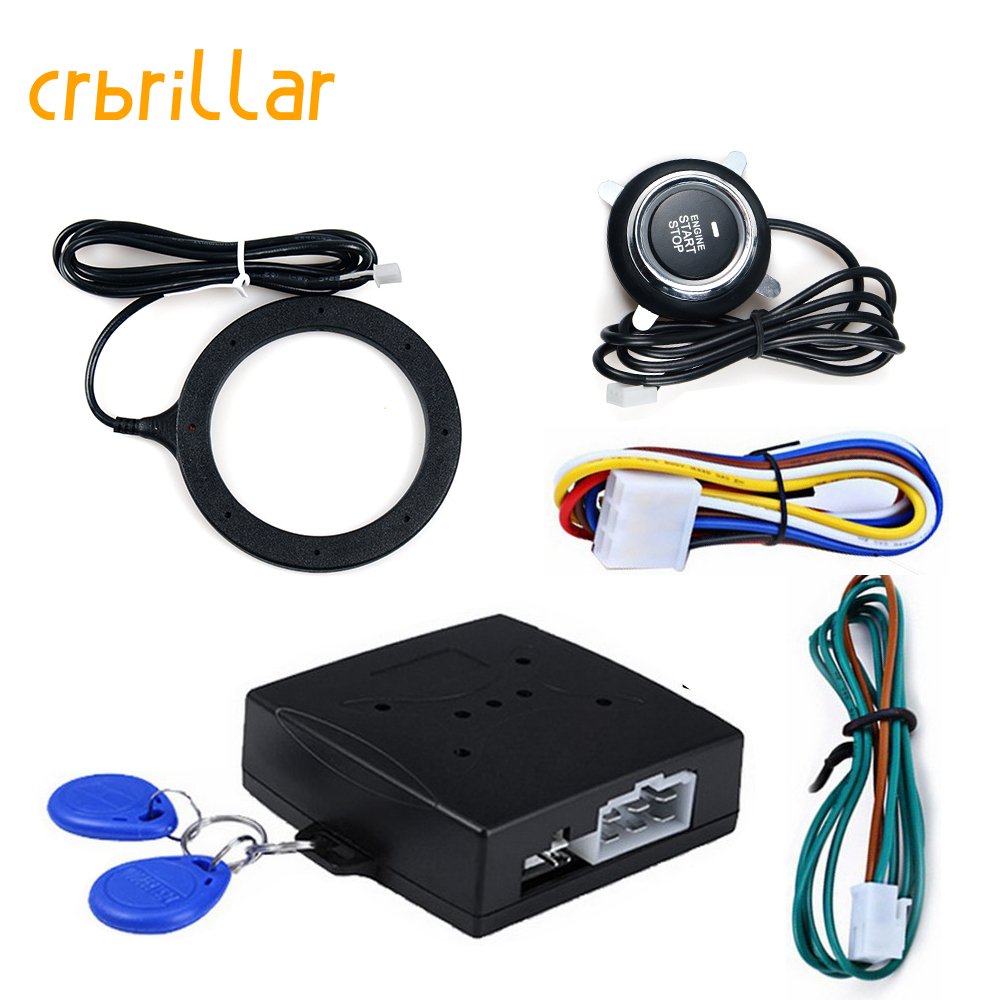 New Lock 12v Push Button Ignition Switch Security System Car Alarm
