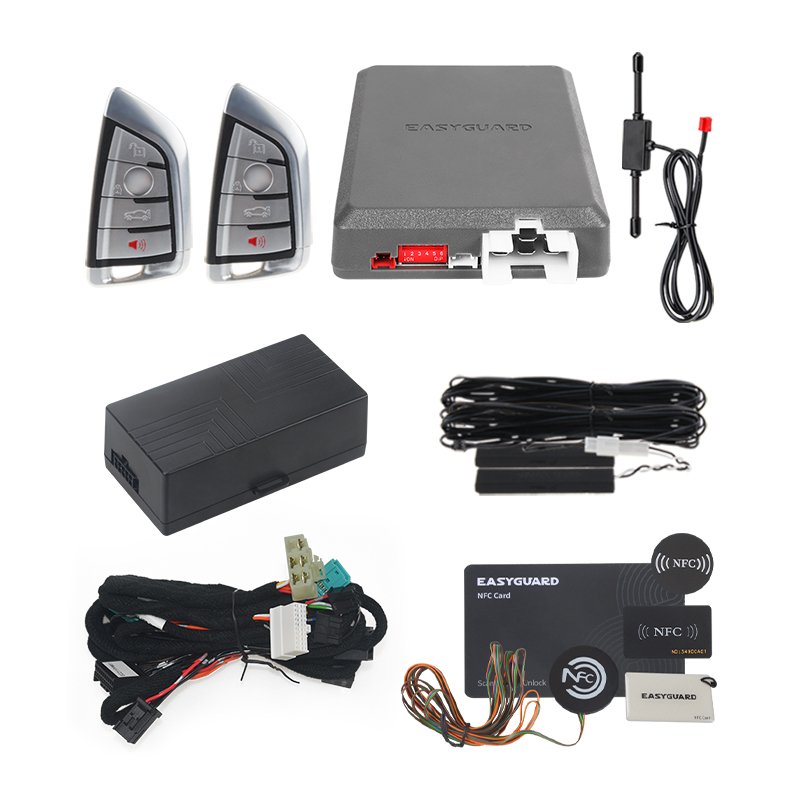 EASYGUARD CAN BUS Remote Starter Kit Fit for BMW F10/M5,F11,F18,F07,F06,F12,F13,F01,F02,F03,F04,F25,F26 Passive Keyless Entry