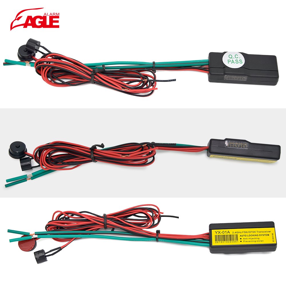 Auto Anti-hijacking Inmovilizador RFID 2.4 Ghz Black DC 12V Universal Car Alarm System Alarma Para Auto Car Immobilizer