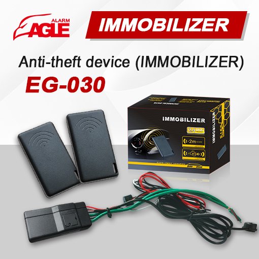 Auto Anti-hijacking Inmovilizador RFID 2.4 Ghz Black DC 12V Universal Car Alarm System Alarma Para Auto Car Immobilizer