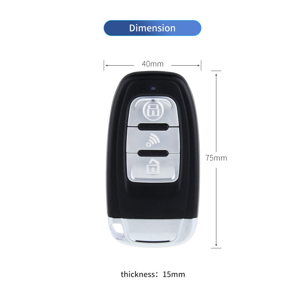 EASYGUARD Universal EC003 DC12V Car Alarm Auto Alarm with PKE Passive Keyless Entry & Remote Start Starter