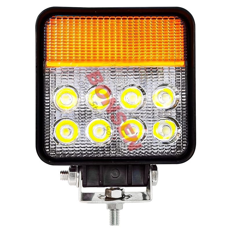 Forklift signal Light 10-80V Square Double Sides Work Light Turn signal Indicator White Yellow Warning Steer Lamp