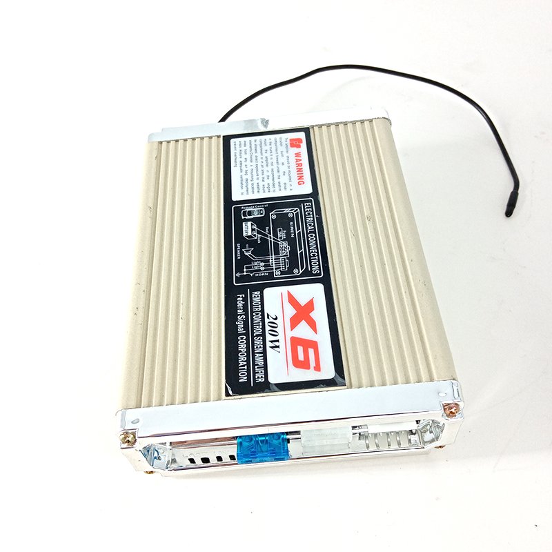 200W 18 Tones Car Warning Alarm Siren Horn Speaker MP3 System Remote Host Box