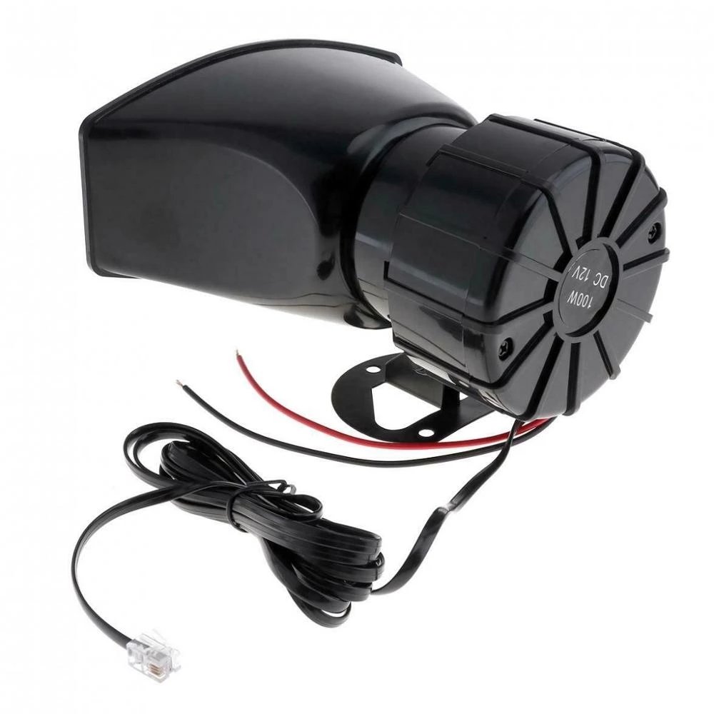 12V 7 Tone Car Sound Siren Horn Loud Speaker