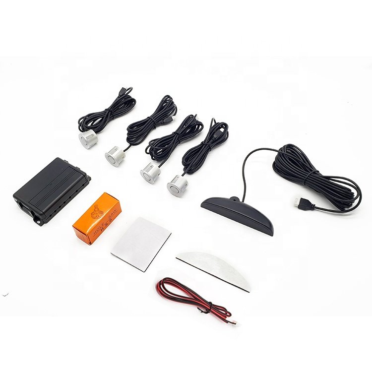 Vehicle 4 Parking Sensor System for Universal Car Alarm with LED Distance Display