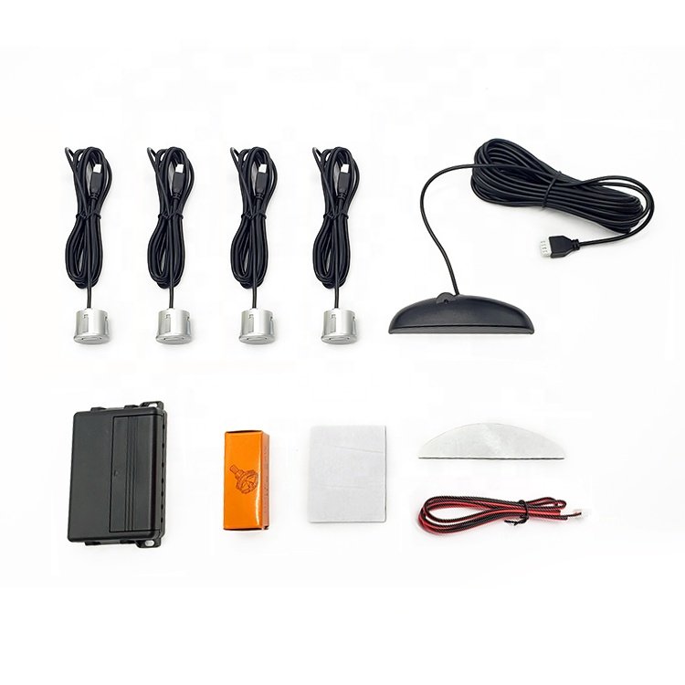 Vehicle 4 Parking Sensor System for Universal Car Alarm with LED Distance Display