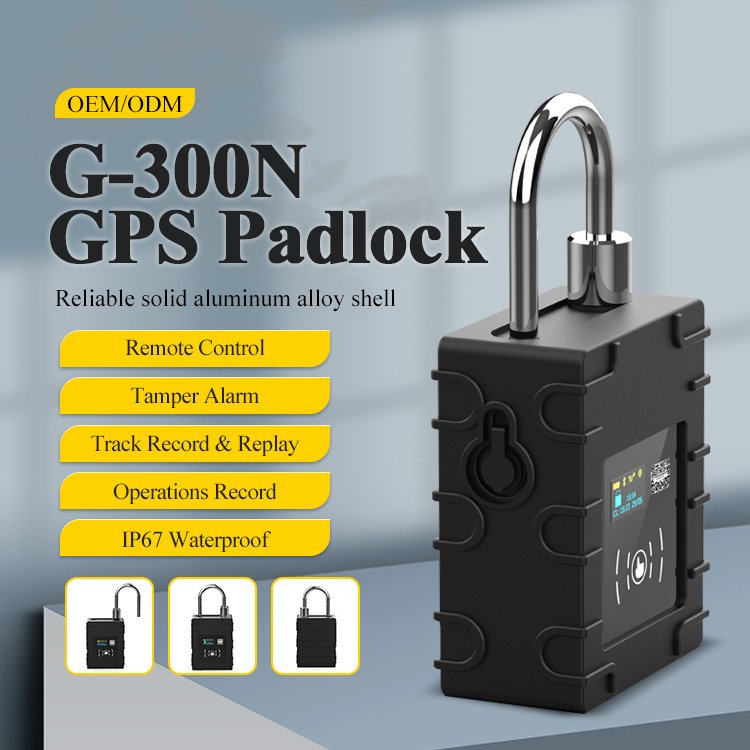 HHD G300N Container Smart Electronic Seal Portable Padlock Fleet Management Conrtol Access System GPS Tracking