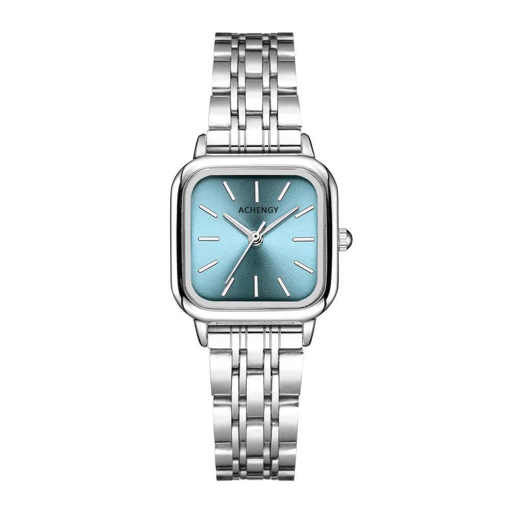 Hot Sale Luxury Watch for Lover Fashion Stainless Steel Band Square Watch Elegant Waterproof Ladies Quartz Watch Reloj