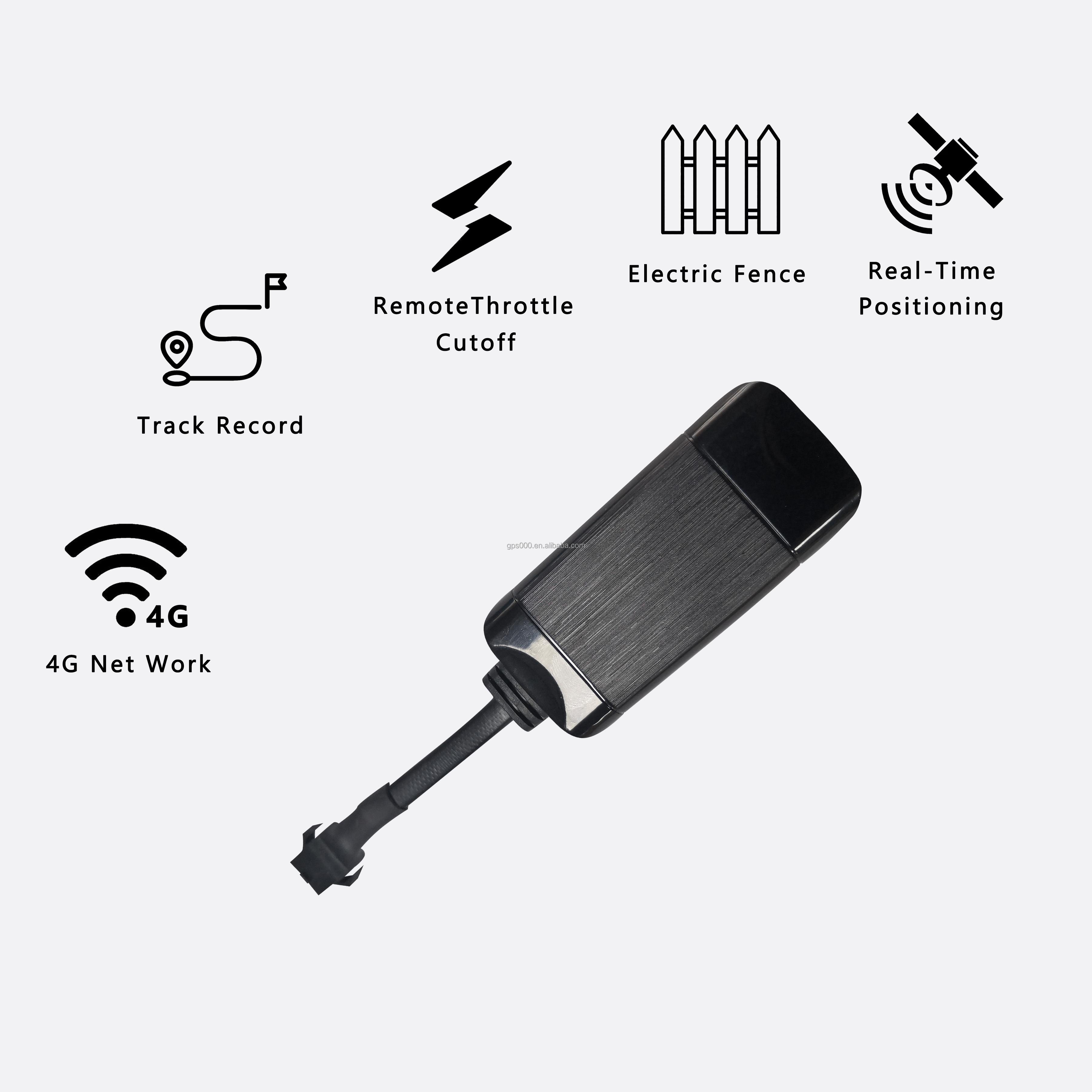 HST-G17H 4G Wholesale GPS Tracker Vehicle Tracking System Car Alarm Device Remote Cut Off Engine/Power
