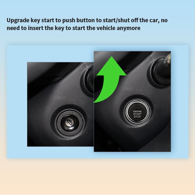 EASYGUARD Semi-plug Play Car Alarm Fit for Accord 7th 06-07/ Accord 8th 08-12/ Accord 9th 12-17 Passive Keyless Entry