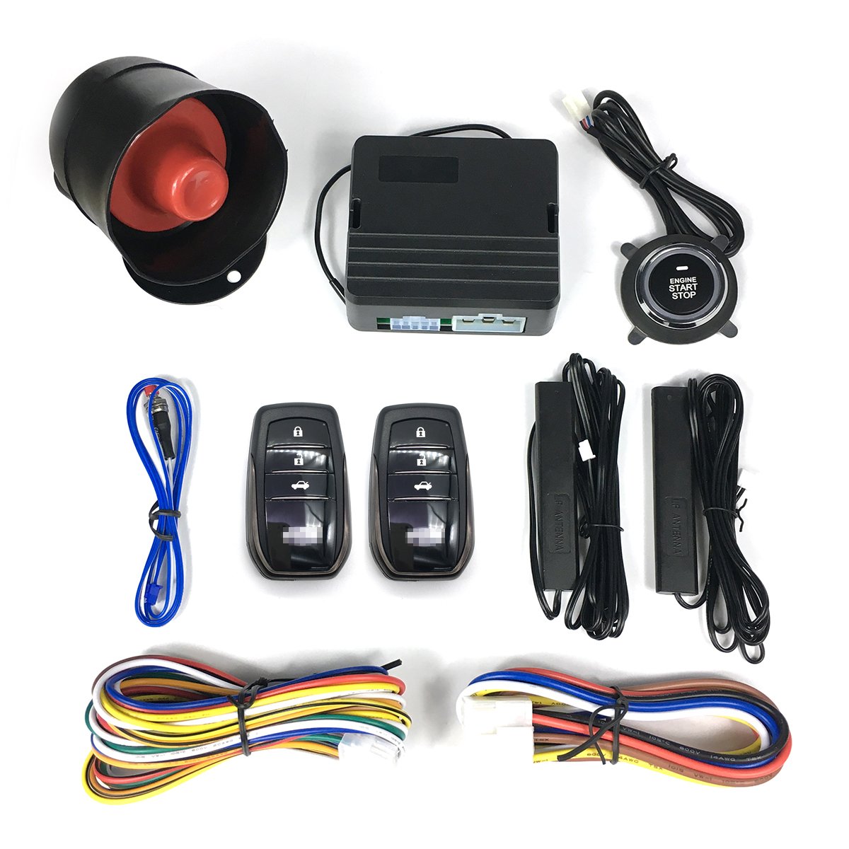 CARQSENG PKE Remote Start Wholesale Car Alarms System Security with Smartphone APP Control