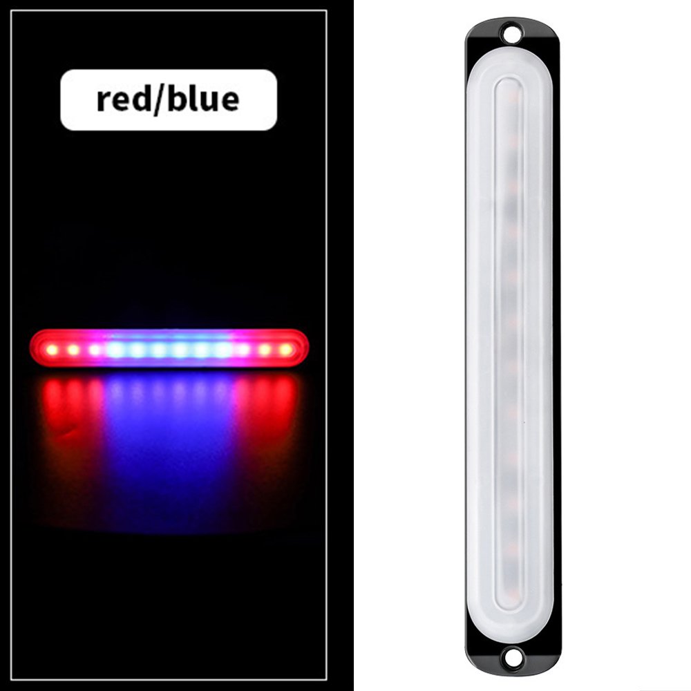 12V 24V 12LED Strobe Lights Emergency Flashing Light Beacon Yellow Amber Warning Light Stroboscopes for Auto DRL