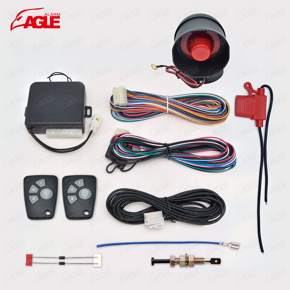 Original Anti Theft Alarm Car Alarm System Security Universal DC 12V Car Alarm System for Chevrolet