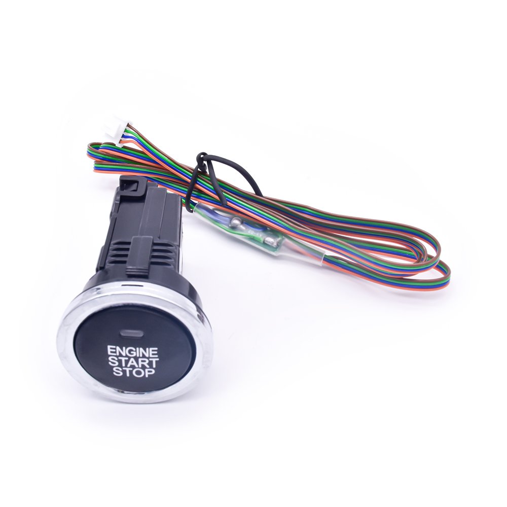 PKE Keyless Entry System Push Button Start Stop Remote Starter Car Alarm Universal Car Toyota Car