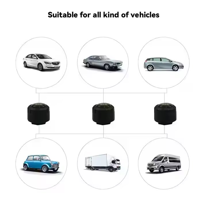 Tire Pressure Monitor Mobile Phone Bluetooth APP Detection Alarm Four-Wheel Electric Motorcycle Wireless Tire Pressure Detection