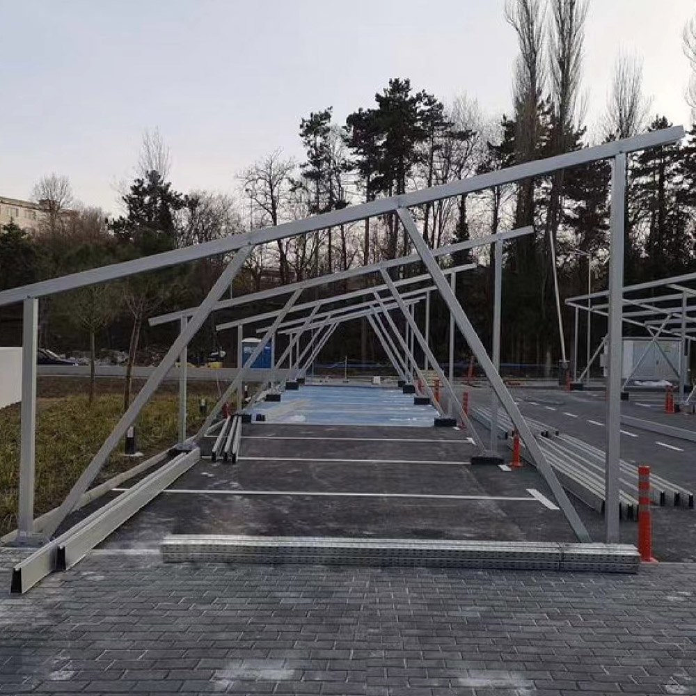 Manufacturer Solar Power Generation Solar Panels Car Parking Sheds Charging Piles for With Ev Charging Station