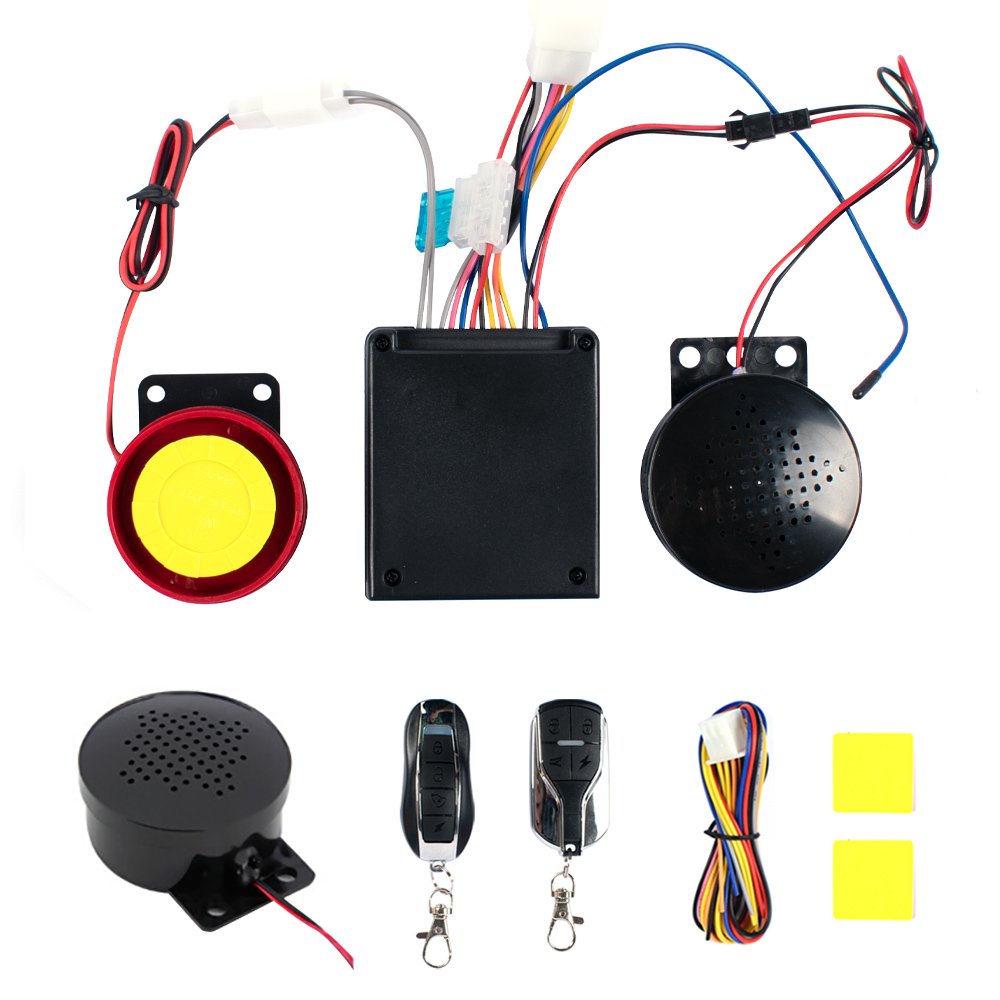 Intelligent Prompts Smart Multifunctional Voice 12V Theft Protection Alarma Motos Para Motorcycle Locks