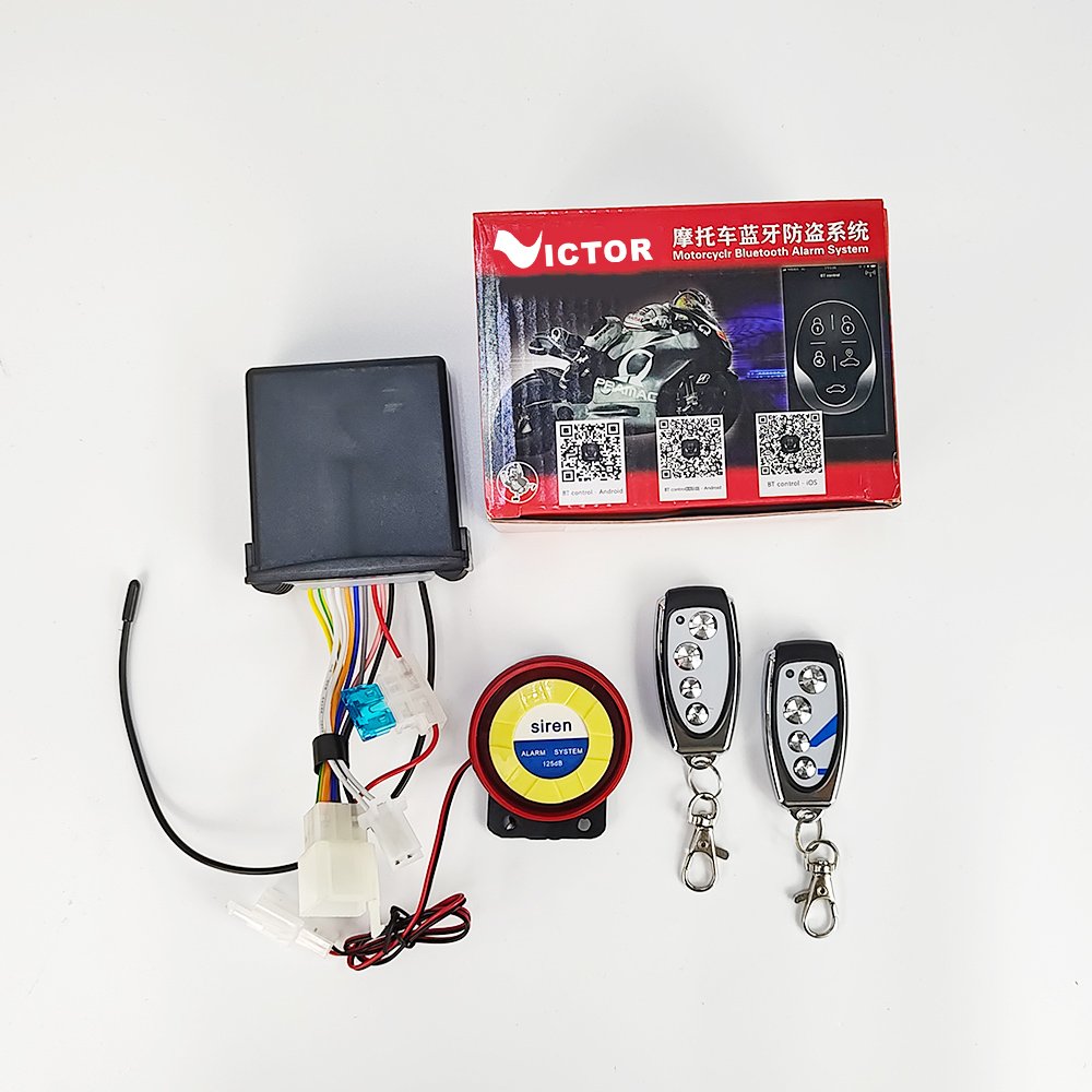 Universal 9v Moto Bike Antitheft Disk Lock One Way Safety Motorcycle Theft Remote Start Pke Motorcycle Alarm Security System